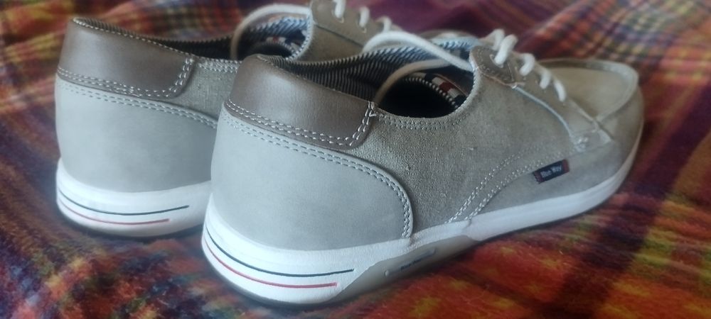 Tenis sapato n43 Blue Way bege