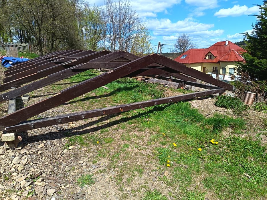 Konstrukcja dachu altany wiaty