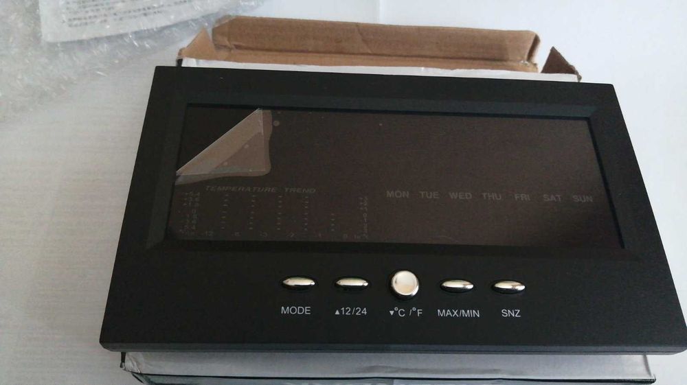 Электронная настольная метеостанция часы