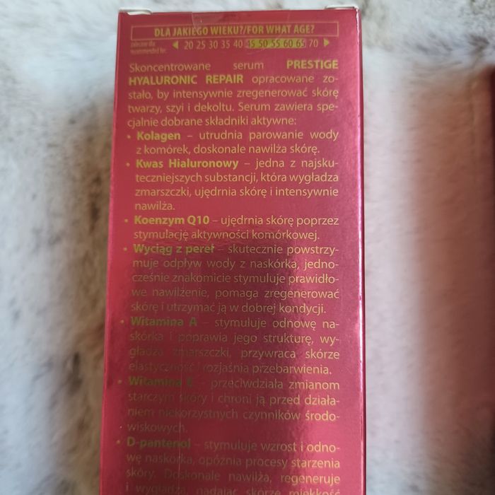 Serum Prestige Hyaluronic intensywnie regenerujące dla cery dojrzałej