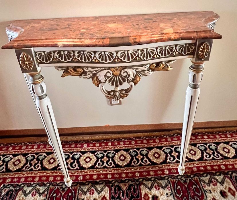 Conjunto Vintage: Credência, Espelho e Candeeiros de Parede