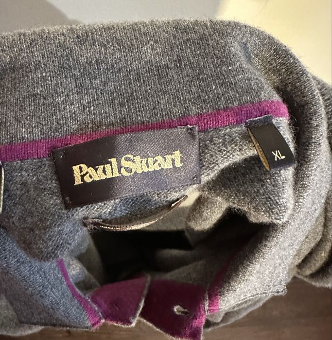 Polo Paul Stuart 100% cashmere Luxo