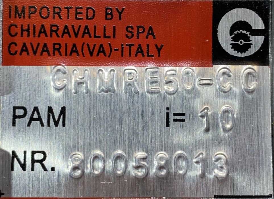 reduktor / przekładnia ślimakowa CHMRE50-CC