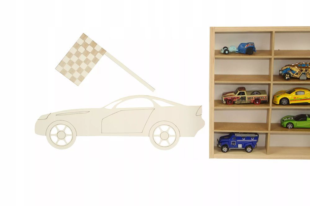 Ekspozytor na autka 25 przegródek. 3TOYSM