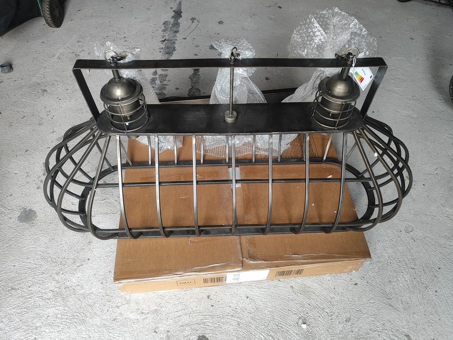 Lampa żyrandol wiszący w stylu loft