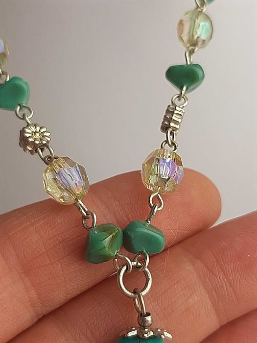 naszyjnik z turkusami