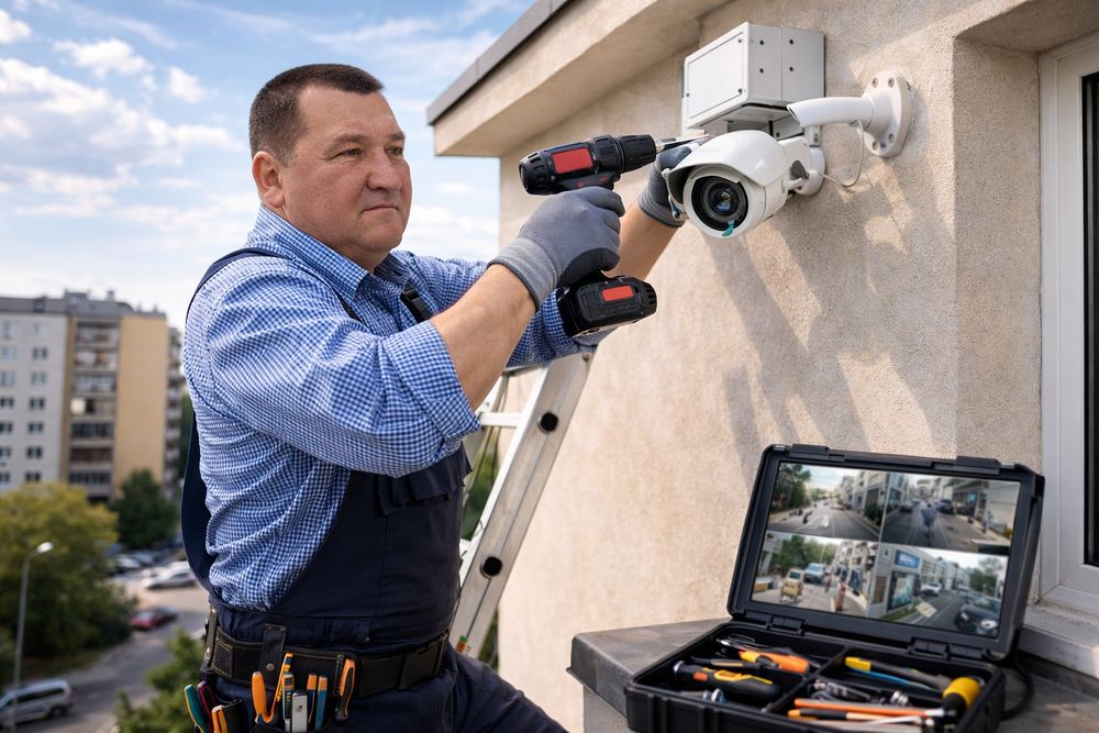 Відеоспостереження встановлення.