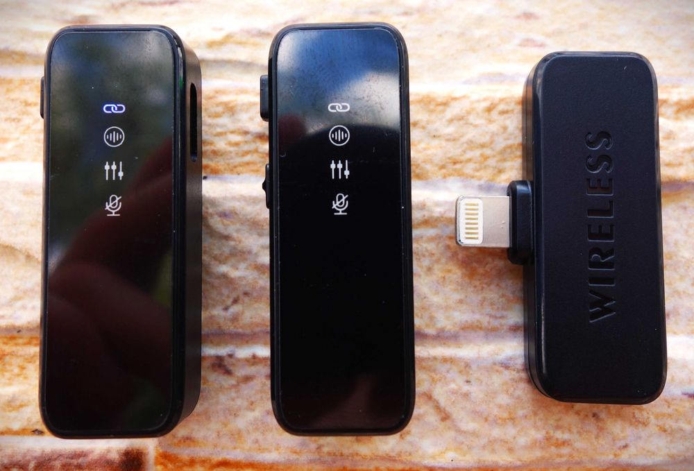 Mikrofon Krawatowy BEZPRZEWODOWY Kieszonkowy Do iPhone PROFESJONALNY 2