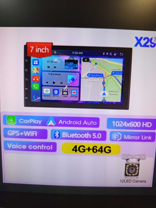 Rádio 2 Dim / GPS /4GB Ram/ROM 64GB/Novo