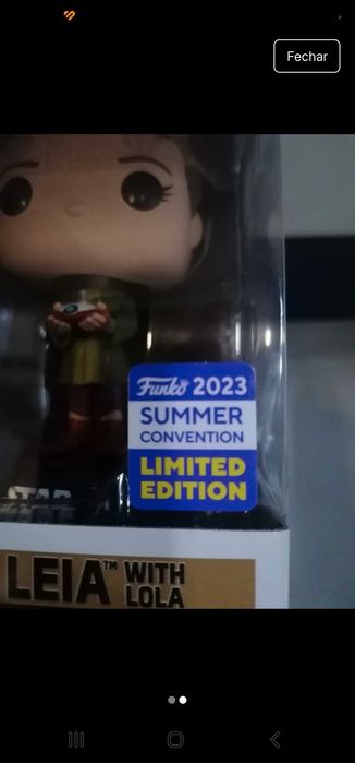 Funko Pop! Star Wars: Young Leia com Lola Limited Edition (659)