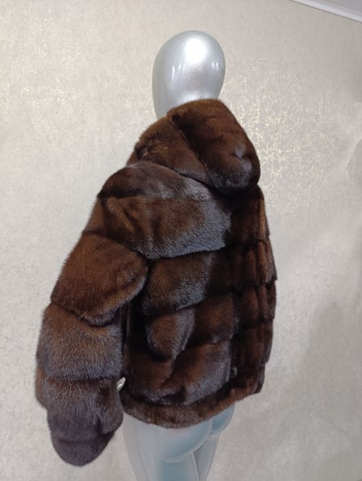 Норкова шуба, шубка, напівшубок, бомбер. Manakas. Як нова