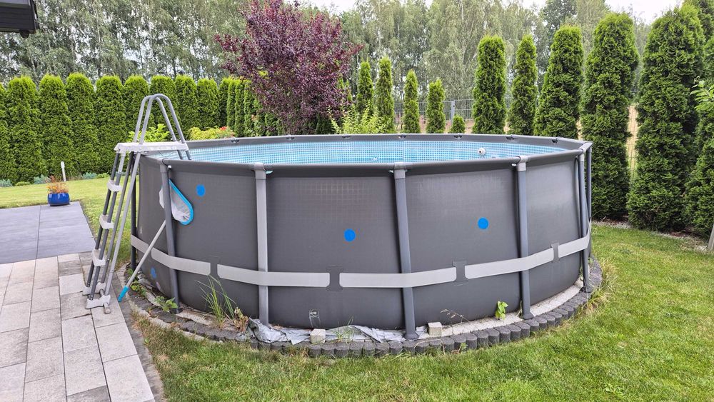Basen stelażowy intex 488x122 Sprzedam