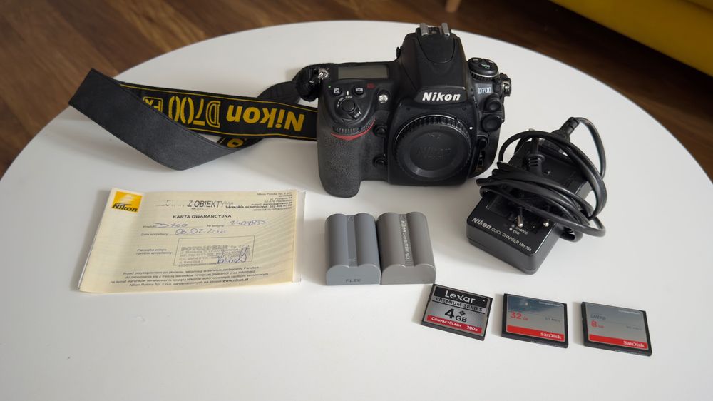 Nikon D700 pełna klatka