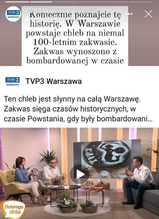 1kg Chleb Majerankowy 100% Żytni Pełnoziarnisty na zakwasie