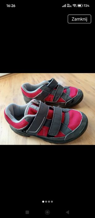 Buty trekkingowe Decathlon Quechua w góry dla dziewczynki