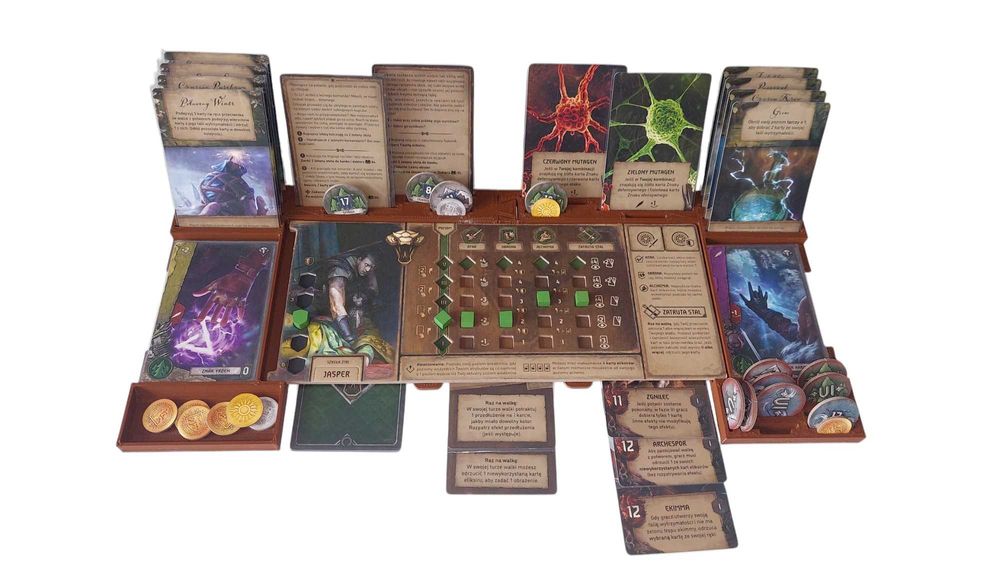 Zestaw podajniki planszetki pasujedogra planszowa Wiedźmin Stary Świat