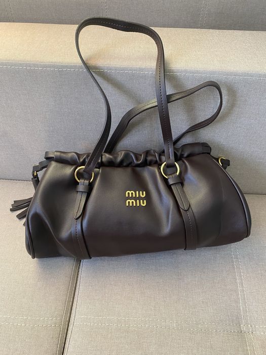Сумка miu miu шоколадний