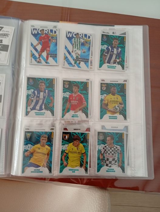 Cartas de coleção futebol