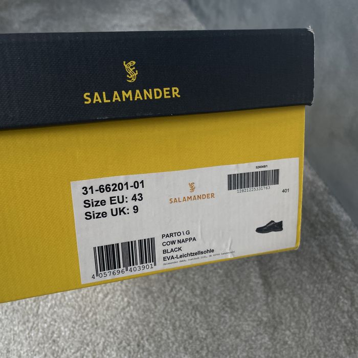 Sapatos 43 Black Salamander