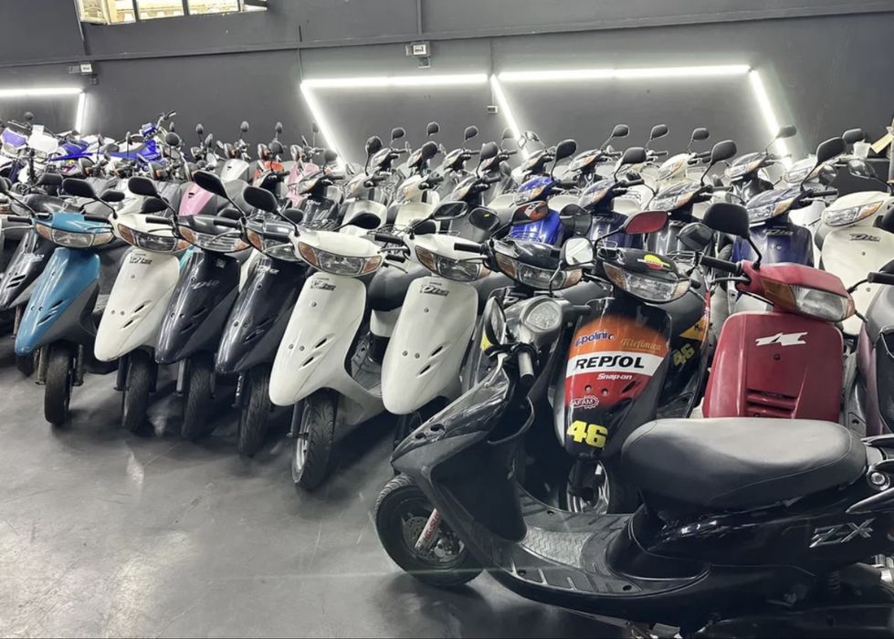 Скутер з контейнера з японіі без пробігу по Укр