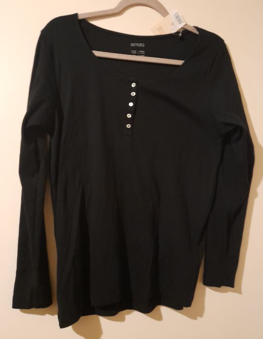 Bluzka Damska Czarna''44''/Bawełna/