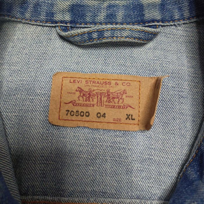 Вінтажна джинсова куртка Levis 70500 04 джинсовка