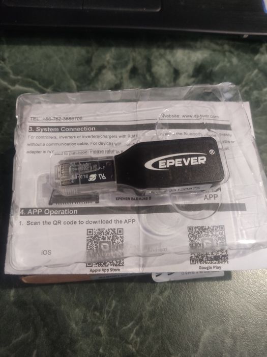 EPEVER BLE-RJ45 D rs485 модуль