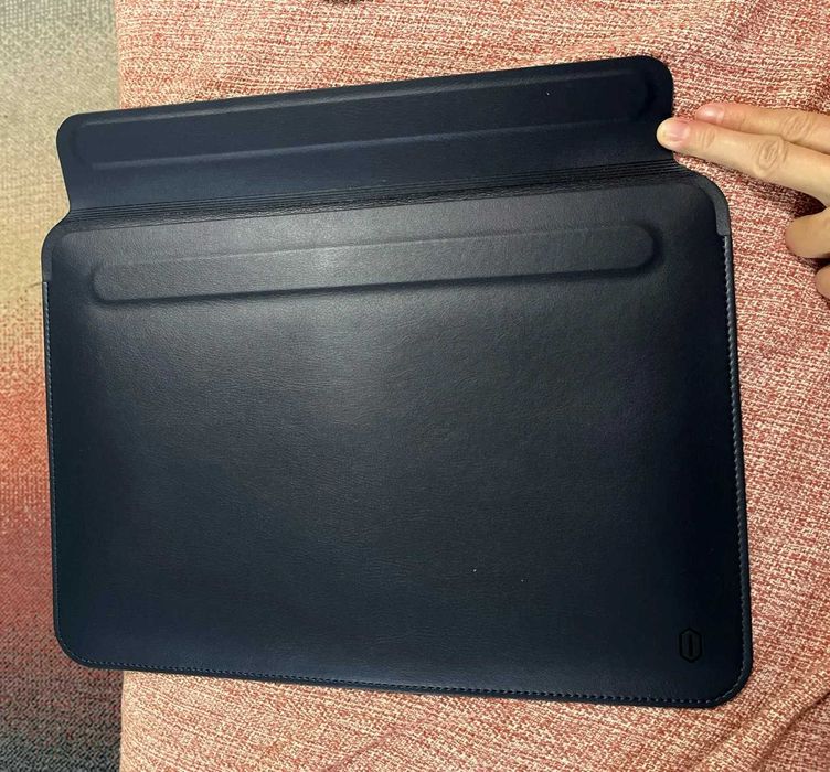 Чехол - папка для Макбука WiWU MacBook Air 13 M2 ультратонкий кожаный для ноутбука