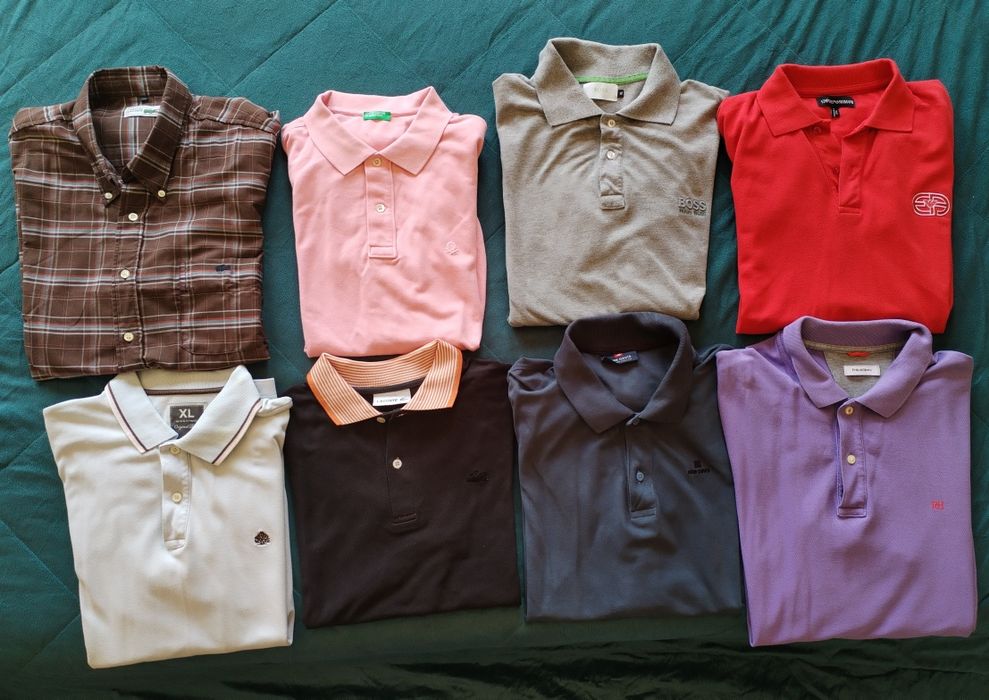 Polos Lacoste_Hugo Boss_ARMANI_Benetton_Pedro del Hierro_Mike Davis