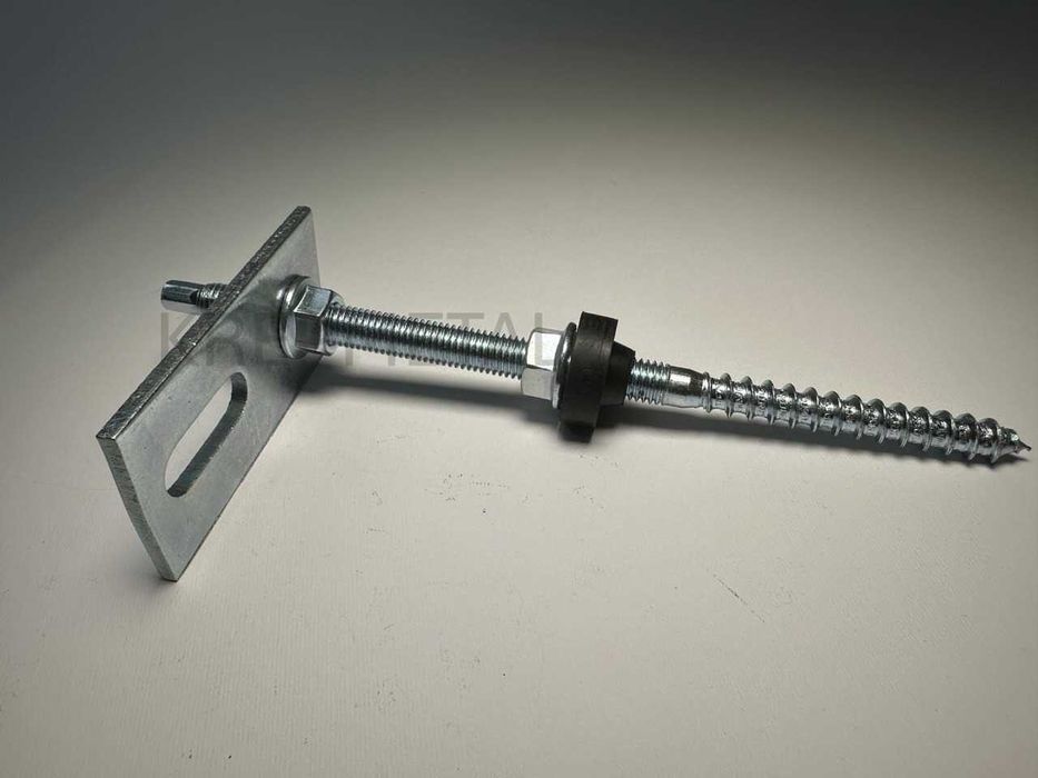 Кронштейн М10х200, для кріплення сонячних панелей оцинкованих систем