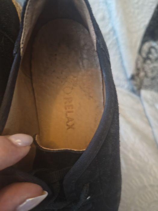 Sznurowane espadryle zamszowe