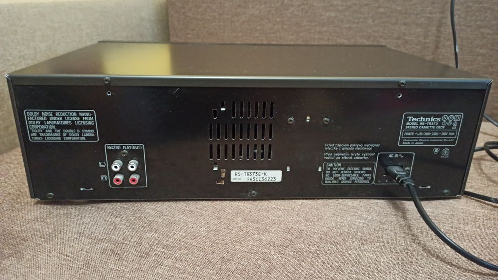 Technics RS-TR373 – sprawny magnetofon kasetowy stereo