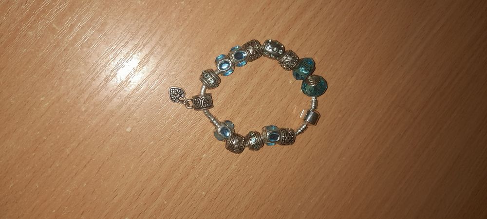 Серебряный браслет по типу Pandora