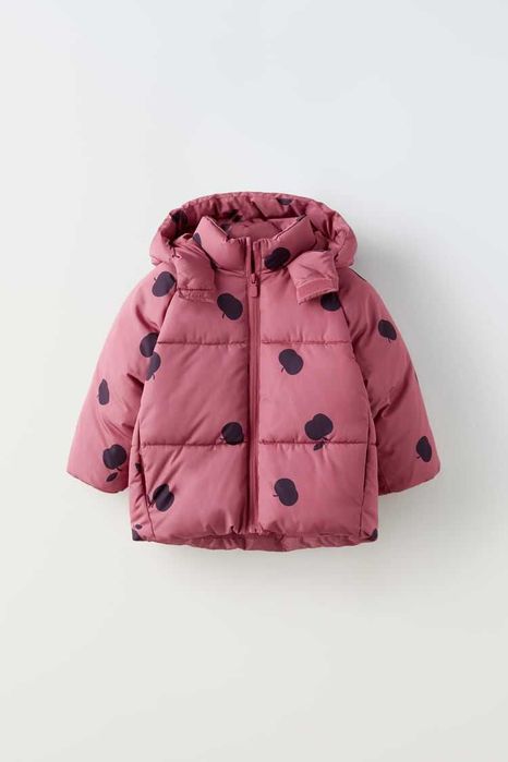 Дитяча тепла зимова курточка Zara зара зимова куртка зимняя детская