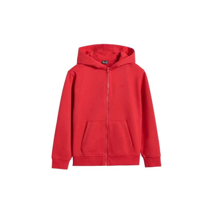 Bluza dresowa chłopięca rozpinana 4F wygodna: różne rozmiary