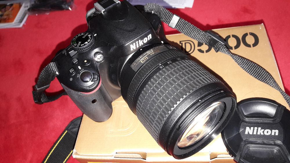 Aparat cyfrowy lustrzanka Nikon D5100 + OBIEKTYW + akcesoria