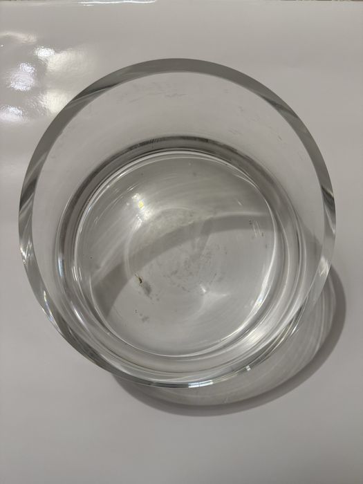 Suporte em vidro para vela grande