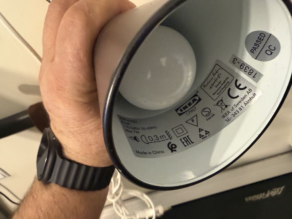 Lampka  kinkiet ikea