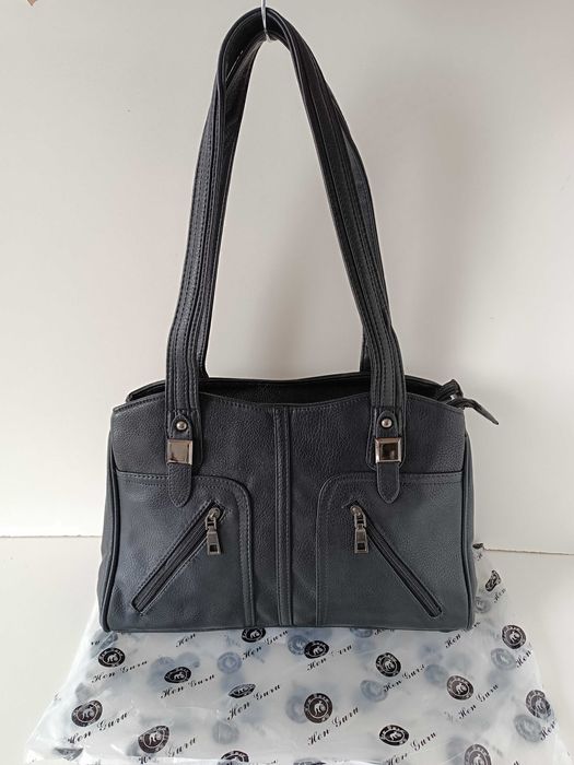 Нова чорна сумка сумочка 2 відділення на блискавці Kenguru