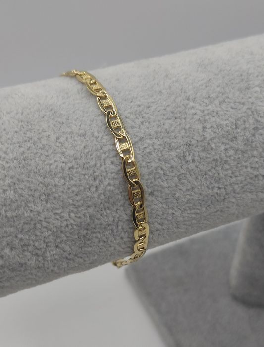 Wyjątkowa złota bransoletka pr.585 od Halogsm Zgierz.