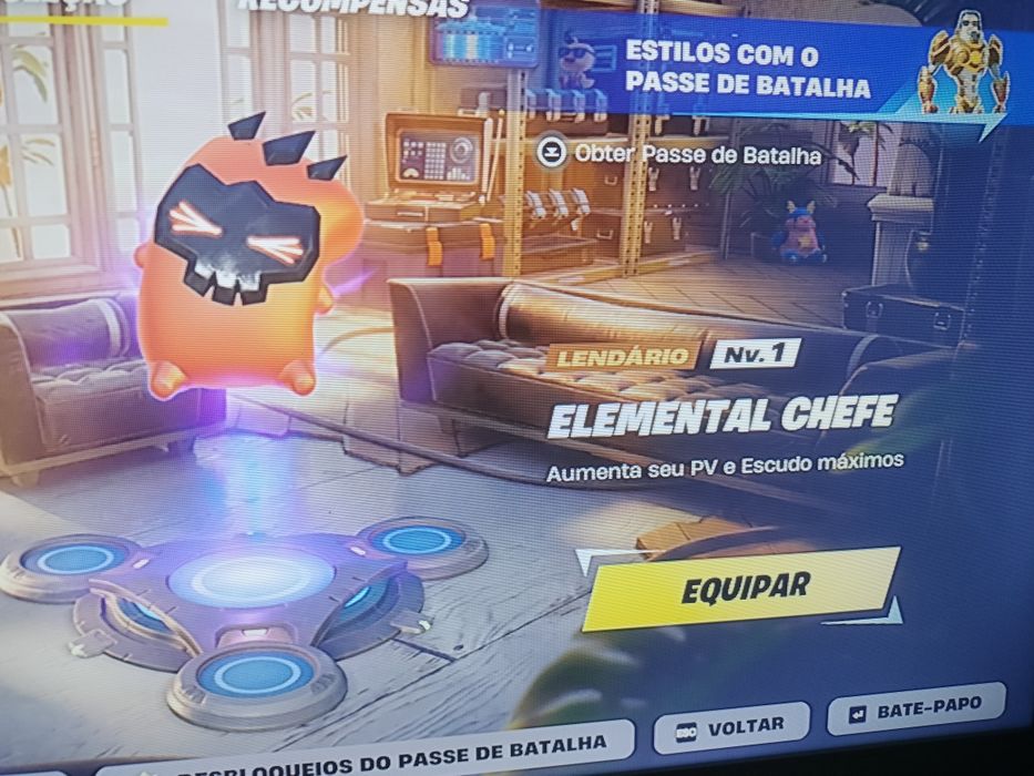 Elemental chefe lendário