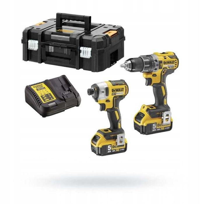Wkrętarka + zakrętarka DeWalt DCK266P2T zestaw Combo 18V baterie 2x5Ah