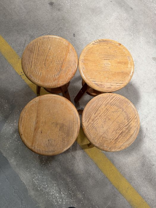 4 bancos madeira