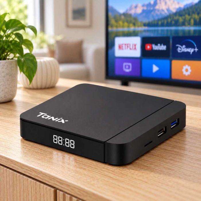 Приставка для телевізора TANIX W2 Android TV Box 2 / 16 ГБ Смарт