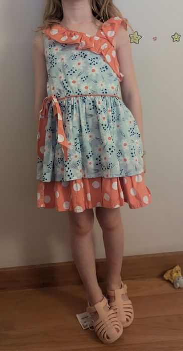 Vestido floral menina