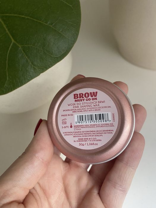 Miyo brow must go on wosk do stylizacji brwi + szczoteczka