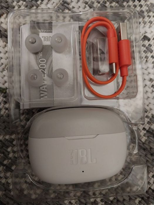 Навушники вкладиші бездротові TWS JBL Wave 200 White (JBLW200TWSWHT)