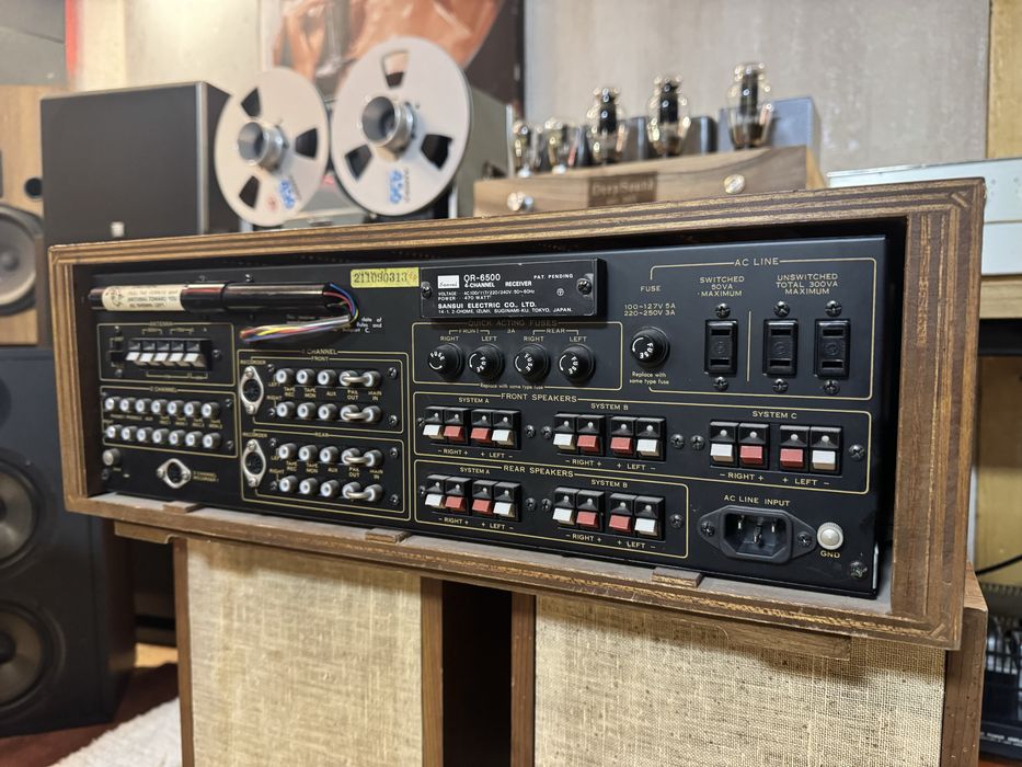 Sansui QR 6500 potężny Monster Amplituner -  kwadro.