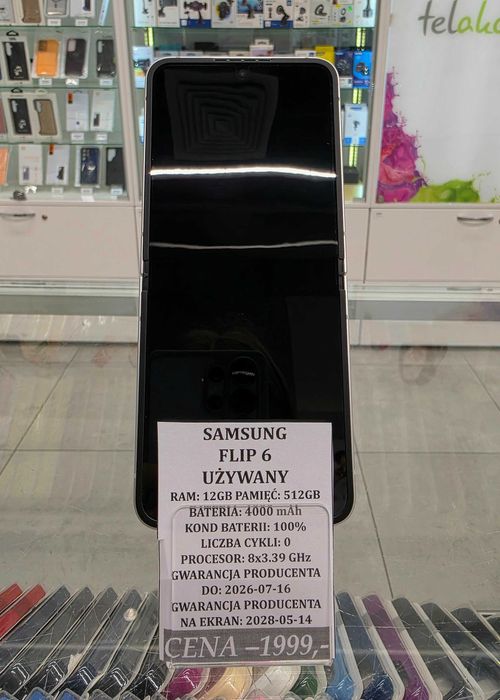 Samsung Z FLIP 6 512GB GWARANCJA! Telakces Felicity *Raty 0%