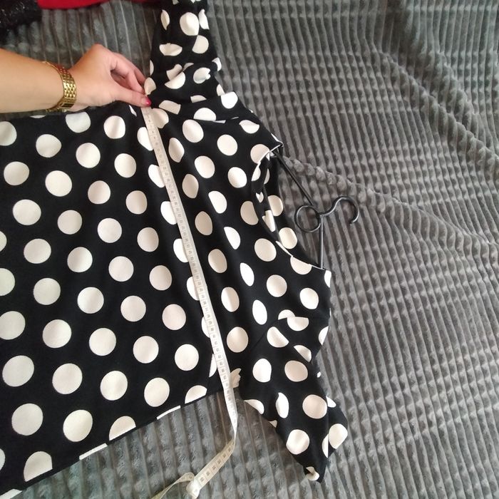 Bluzka damska grochy M